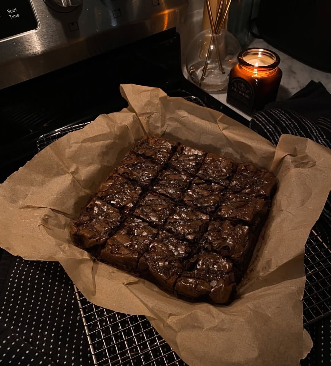 fudgy homemade brownies