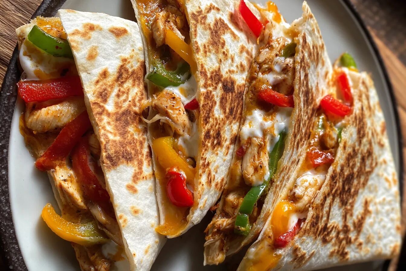 chicken quesadillas